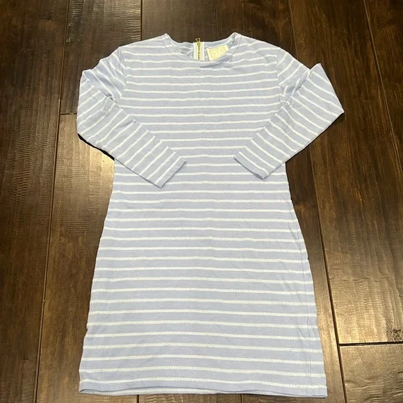 Sail To Sable Dresses | Sail To Sable Long Sleeve Shift Dress | Color: Blue/White | Size: Xs | Kaylagaughan116's Closet